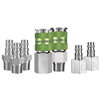 Flexzilla High Flow Coupler & Plug Kit, 7 Pc - Air Tools Online