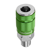 ColorConnexÂ« Type B, 1/4" Green Coupler, 1/4" MNPT