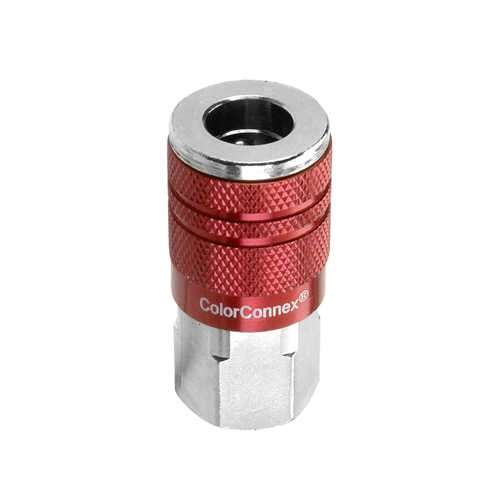 Colorconnex Coupler, Type D, 1/4" Fnpt, 1/4" Body - Air Tools Online