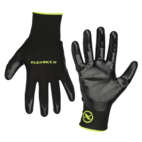 Legacy Manufacturing Gc100Xl-6X Nitrile Dip Gloves Black 6-Pack Xl