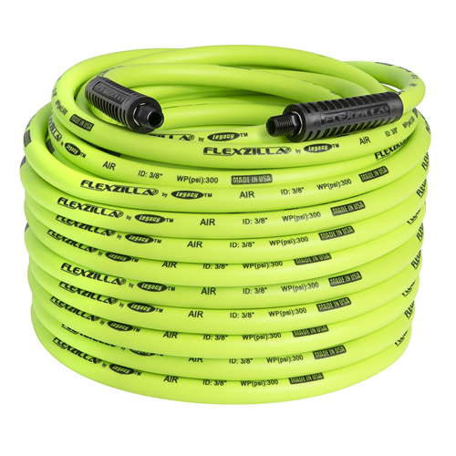 Flexzilla 3/8 in. x 100 ft. Air Hose with 1/4 in. MNPT Fittings