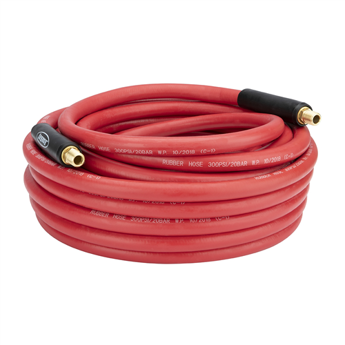 Legacy Manufacturing Hre3850Rd2 3/8 In. X 50 Ft. Ruber Air Hose