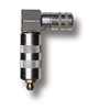 Lube-Link low profile right angle coupler, quick connect