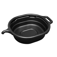 4.5 Gallon Oval Drain Pan, Black