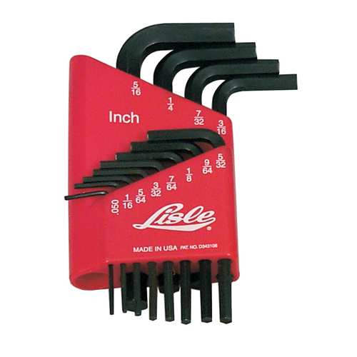 Lisle 42150 12 Piece Standard Hex Key Set