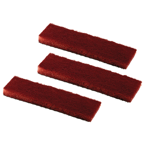 Lisle 52640 3 Pack Abrasive Pads, Medium Grit