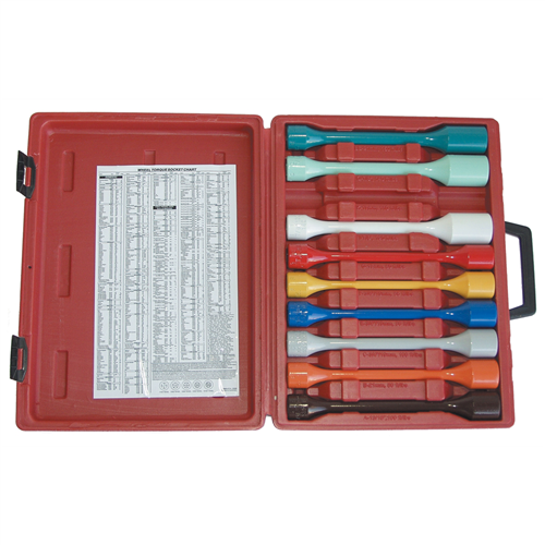 9 Piece Wheel Torque Master Kit with Custom Case