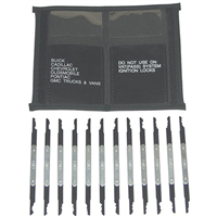 Lock Technology 280 12 Piece GM Rocker Lock Pick Set