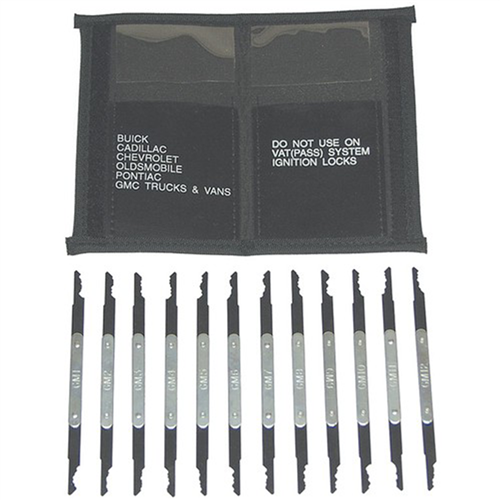 Lock Technology 280 12 Piece Gm Rocker Lock Pick Set