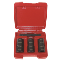 3-Piece Chrome Cap Buster Kit