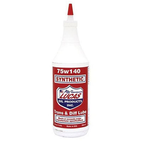 Synthetic 75/140 Transmission Lubrication, Case of 12, Quart Size Bottles