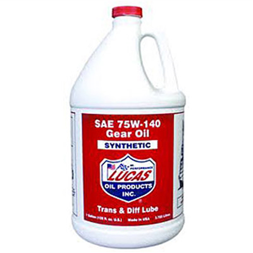 Motor Lube, Synthetic, SAE, 75W-140, Case of 4