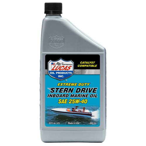 Lucas Stern Drive Inboard Oil SAE 25W-40, 1-quart (Case of 6)