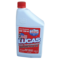 Motorcycle Oil, High Performance, Semi-Synthetic 10-40WT, Case of 6, Quart Size Bottles