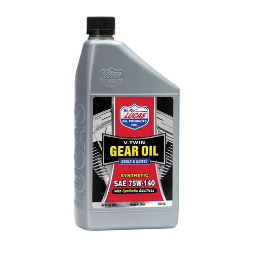 Synthetic SAE 75W-140 V-Twin Gear Oil (Case Of 6)