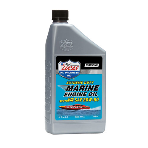 Marine Semi-Synthetic SAE 20W-50 Engine Oil (Case Of 3)