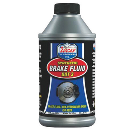 DOT 3 Brake Fluid 12oz, 12pc