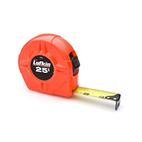 1in x 25ft Hi-Viz Orange Value Tape Measure