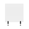 30" x 30" Clear Acrylic Divider w/ 2 Side Desk Cla