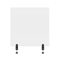 30" x 30" Clear Acrylic Divider w/ 2 Side Desk Cla