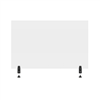48" x 30" Clear Acrylic Divider w/ 2 Side Desk Cla