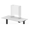 24" x 30" Clear Acrylic Divider w/ Cutout w/ side