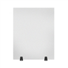 Acrylic Sneeze Guard Desk Divider - 24" x 30" Tab