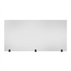 Acrylic Sneeze Guard Desk Divider - 60" x 30" Tabl