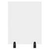 24" x 30" Clear Acrylic Divider w/ 2 Divider Wall