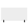 48" x 24" Clear Acrylic Divider w/ 2 Divider Wall