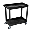 Luxor E-Series 2-Shelf Utility Cart