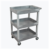 24 x 18 Plastic Utility Three Shelf Tub Cart