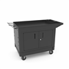 Industrial Work Cart with Locking Cabinet