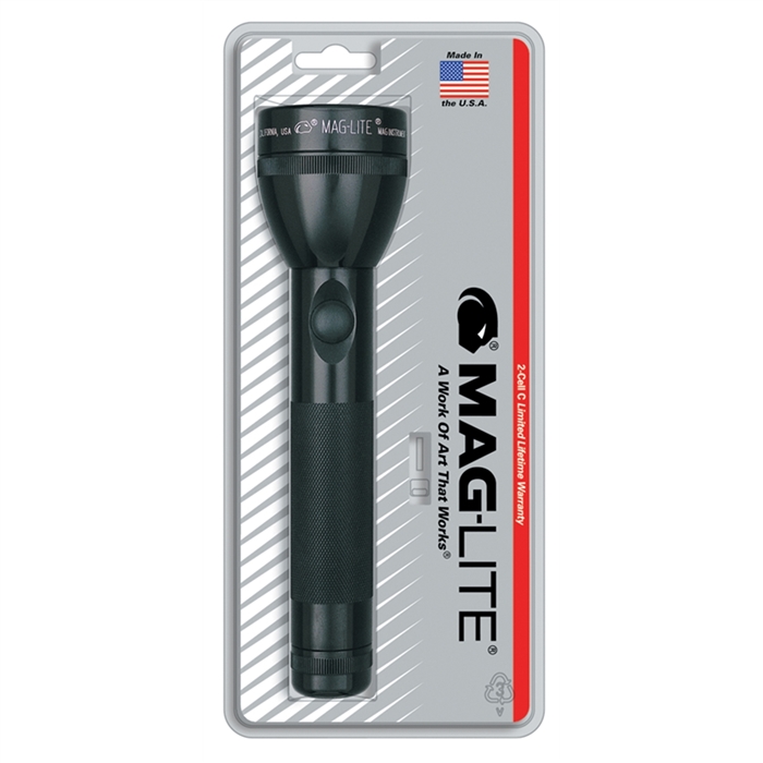 Mag Instrument 102-303 Black Maglite 2 C-Cell Flashlight