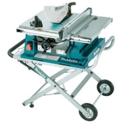 Makita Corded 15 Amp 10 in. Table Saw with Portable Stand, 25 in. Rip Capacity and 32T Carbide Blade