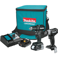 MakitaÂ® 18V LXTÂ® 2.0 Ah Li-Ion Sub-Compact Brushless Cordless 2-Piece Combo Kit