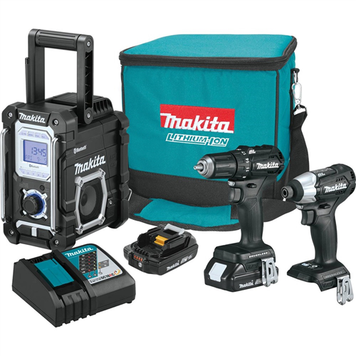 MakitaÂ® 18V LXTÂ® 2.0 Ah Li-Ion Sub-Compact Brushless Cordless 3-Piece Combo Kit