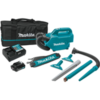 MakitaÂ® 12V max CXTÂ® 2.0 Ah Li-Ion Cordless Vacuum Kit