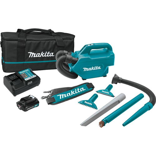 MakitaÂ® 12V max CXTÂ® 2.0 Ah Li-Ion Cordless Vacuum Kit
