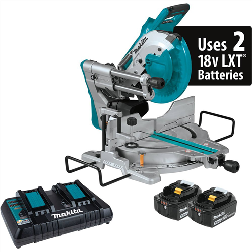 Makita Xsl06Pt 36V Brushless 10" Miter Saw Laser Kit 5.0Ah