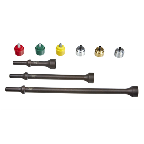 Mayhewâ„¢ 9-Piece Pneumatic Replaceable Tip Hammer Set