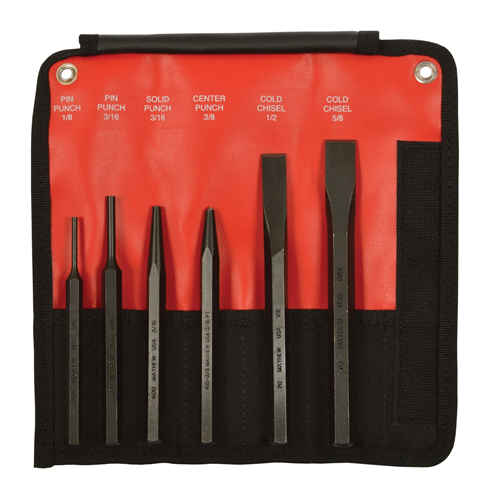 Mayhew 61005 6 Piece Punch & Chisel Set