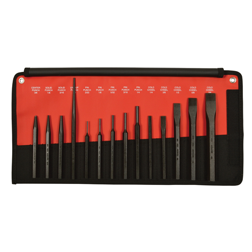 Mayhew 61044 14 Piece Punch & Chisel Set