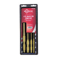 Mayhew 67009 Mayhew, 4-Piece Brass Pin Punch