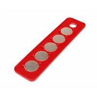 Magnetic Socket Holder Strip 1/4" Drive 2-1/4" x 9"