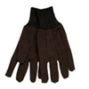 AbsorbentBreathable brown jerseyClute patternComfortable knit wristCotton polyester blendStraight thumb