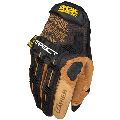 Mechanix Wear M-Pact Leather X Large 11 Tan/Black