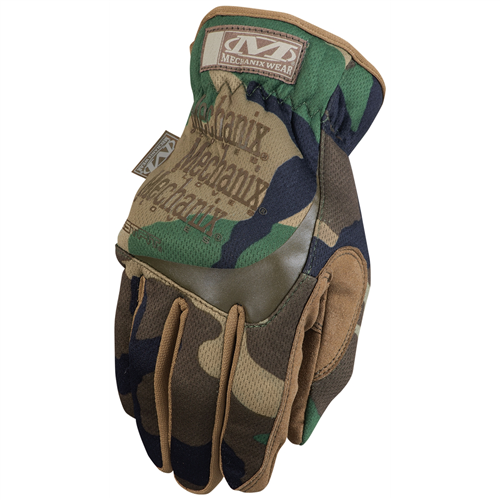 Mechanix Wear FastFit Glove, Small 8, Woodland Camo