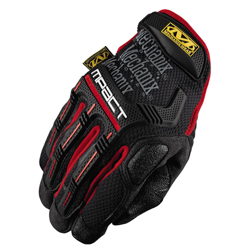 Mechanix Wear M-pactÂ® D30 High Impact Gloves, Black/Red, Medium (1-Pair)