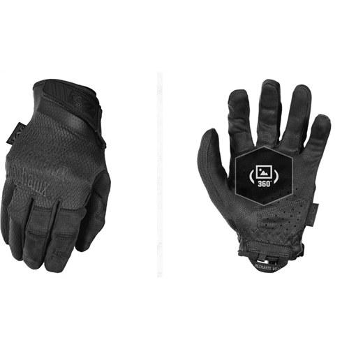 Mechanix WearÂ® Specialty 0.5mm Covert Gloves (Small, All Black)